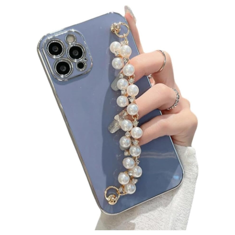 Electroplated Beaded Bracelet Phone Case Grey 902370134982