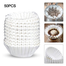 50Pcs Coffee Disposable Paper Filters Replacement For Keurig K-Cup 2.0 Large