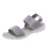 Damen-Freizeitsandalen mit elastischem Fersenriemen, hellbraun, Größe 6 1