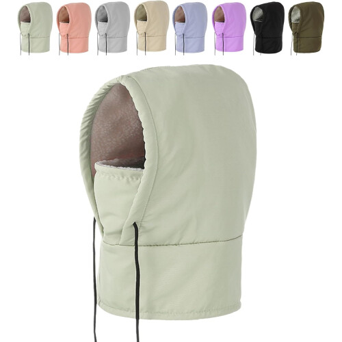 Pasamontañas impermeable con forro polar y capucha ajustable1