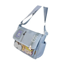Nylonová crossbody taška s motívom japonskej školy s veľkou kapacitou