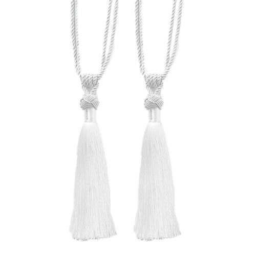 Curtain Tiebacks Handmade Rope with Tassel Red 2 Pack 2