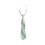Boys Plaid Pre-tied Necktie with Adjustable Strap Green 1