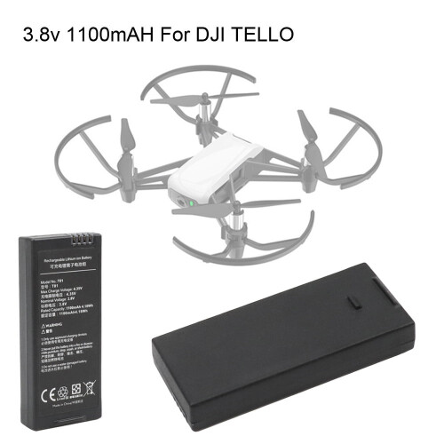 Tello Quadcopter-batteri 1100mAh 3,8V erstatning 1