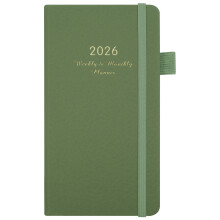 Travel Notebook Diary with Elastic Bands 2026 Bound Book