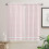 Pink striped window curtains 42x63 inches modern rustic 1