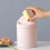 Home Office Waste Bin Small Trash Can Mini Desktop Garbage Basket Roll with Lid 3
