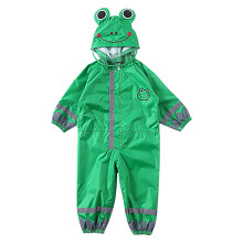 Toddler rain suit hoodie one-piece coverall