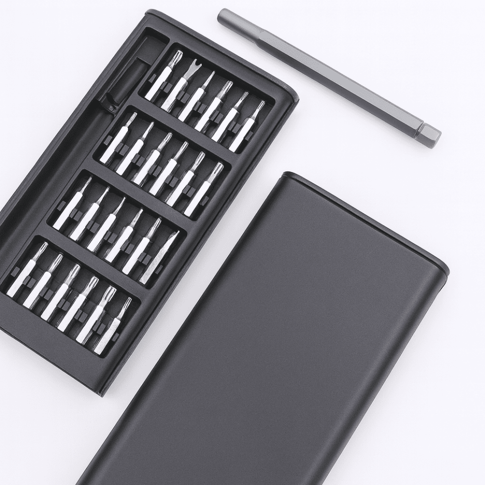 Precision Screwdriver Set With 24 S2 Bits And Magnetic 913466680009