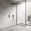 Linear Shower Drain Kit Brushed Nickel 32 inch 4