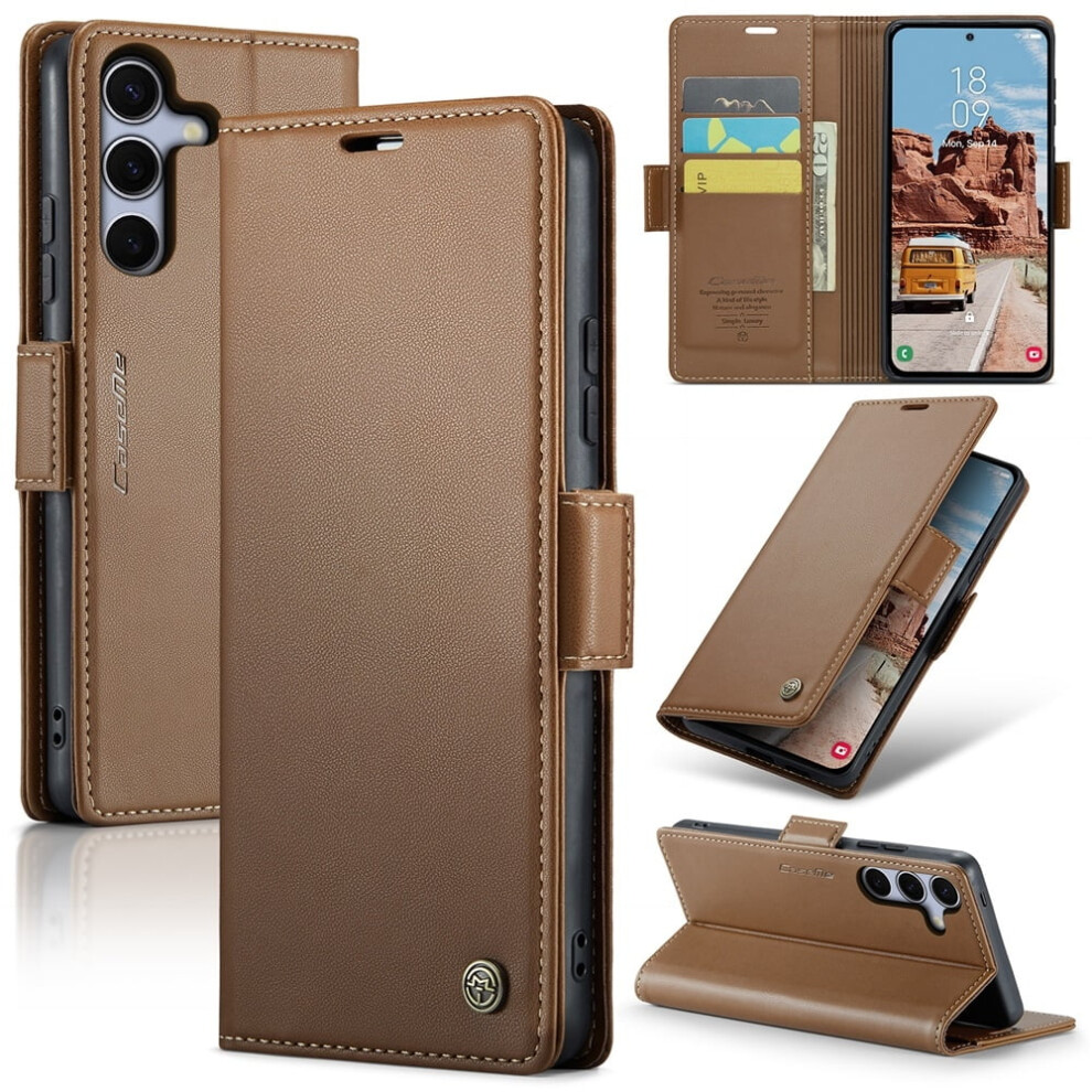 Caseme Leather Wallet Case For Samsung Galaxy S25 5G 941196023698