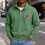 Sweat-shirt décontracté pour homme, vert, taille XXL 1