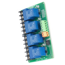 Módulo de relés de 4 canales para automatización PLC DC30V AC250V