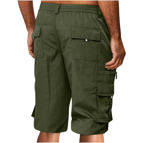 Herre cargo shorts, lette, hurtigttørrende, knælange 2