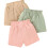 Ensemble d'été pour filles : short et haut décontractés 3 pièces 3