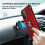 Custodia per Samsung Galaxy A23 5G rossa, robusta e con supporto magnetico. 4
