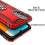 Custodia per Samsung Galaxy A23 5G rossa, robusta e con supporto magnetico. 7