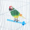 Plastic Bird Stand for Parrots and Parakeets 10-Pack 4