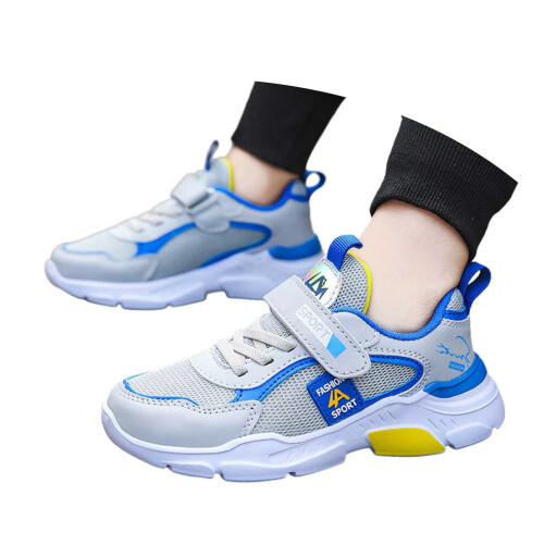 Drenge åndbare sneakers grå størrelse 29 2