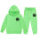 Ensemble sweat à capuche et pantalon enfant vert uni 1-2 ans 4