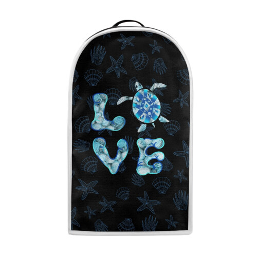 Κάλυμμα σκόνης μπλέντερ κουζίνας Turtle Love Design 15,94" Υ x 15,94"