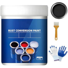 Qidaxia Rust Converter Paint Black 4-in-1 Weatherproof