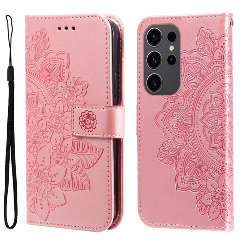 Pu Leather Flip Wallet Case For Samsung Galaxy S24 Pink 941196009807