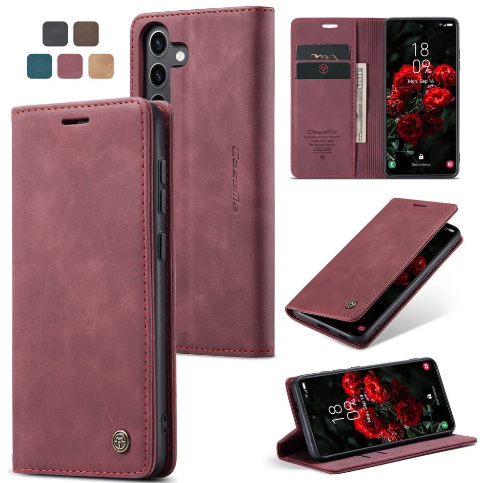 Caseme Leather Flip Wallet Case For Samsung Galaxy S24 5G 941196024398