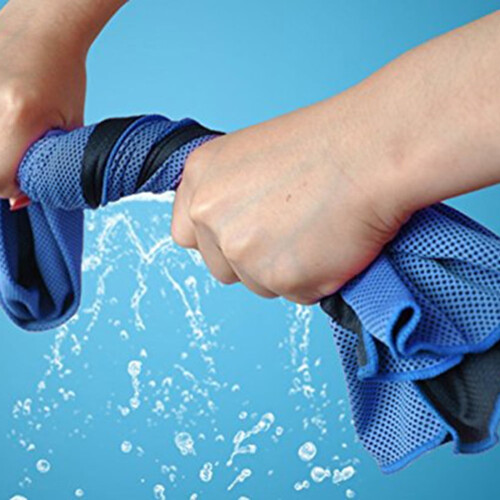 Cooling Rag Sport Yoga Headbands Bamboo Fiber Rectangular 1Pcs
