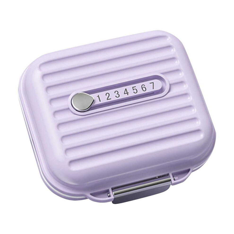 Medicine Box Portable Compartmented Sealed Travel Storage