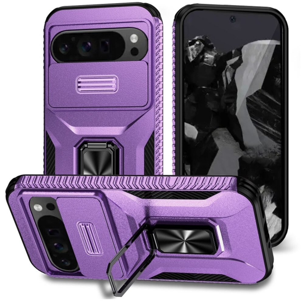 Google Pixel 9 Pro Xl Slim Shockproof Hybrid Case Purple 941196000989