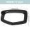 Armrest Cushion for Office Stool 2 pcs Black 40x25x5.5 cm 2
