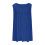 Regata feminina plus size com gola redonda, pregas frontais e modelagem solta. 5
