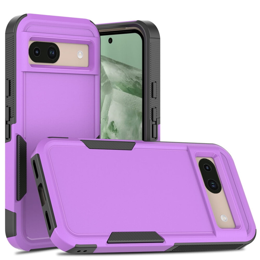 Defender Case For Google Pixel 8A Rugged Protective Purple 9418476983825
