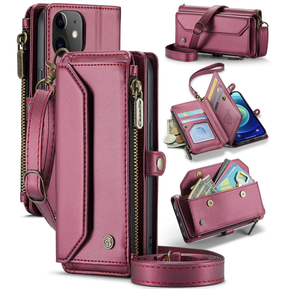 Caseme Leather Wallet Case For Iphone 12 Mini 5.4-Inch With 9418476984785