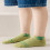 Boys' Green Frog Cartoon Socks Breathable Comfortable 5 5
