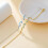 Ocean Wave Armband Dam 14K Förgylld CZ 2
