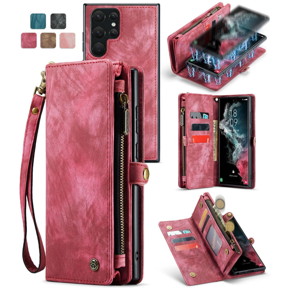 Caseme Leather Wallet Case For Samsung Galaxy S22 Ultra 5G 941196003591