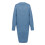 Damen-Strickjacke, einfarbig, locker gestrickt, Himmelblau 6