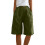 Ensfarvede dameshorts med elastisk talje 8