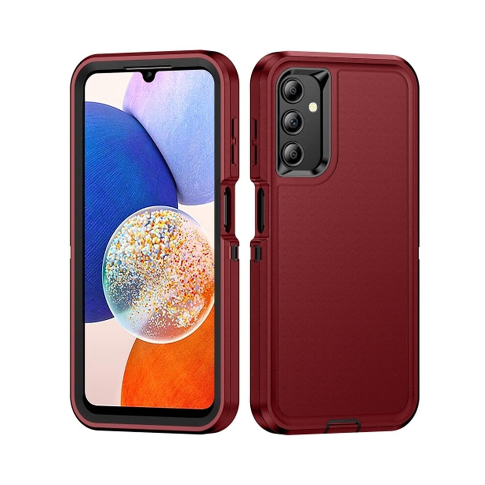 Samsung Galaxy A14 4G/5G Shockproof 3-Layer Case Red 9418476984761