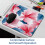 Blomstermusemåtte med gummibund 20x23cm 6
