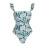 Mintgrøn bandeau badedragt med sarong til kvinder 3