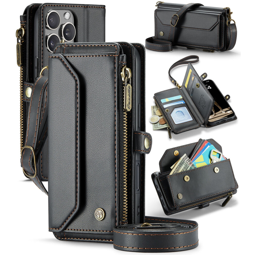 Caseme Leather Wallet Case For Iphone 16 Pro 6.3-Inch 9418476986451