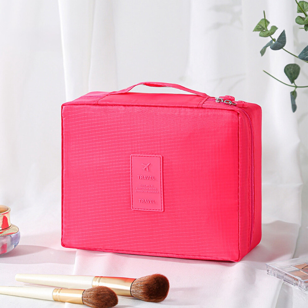 Travel toiletry bag hot pink 1 piece