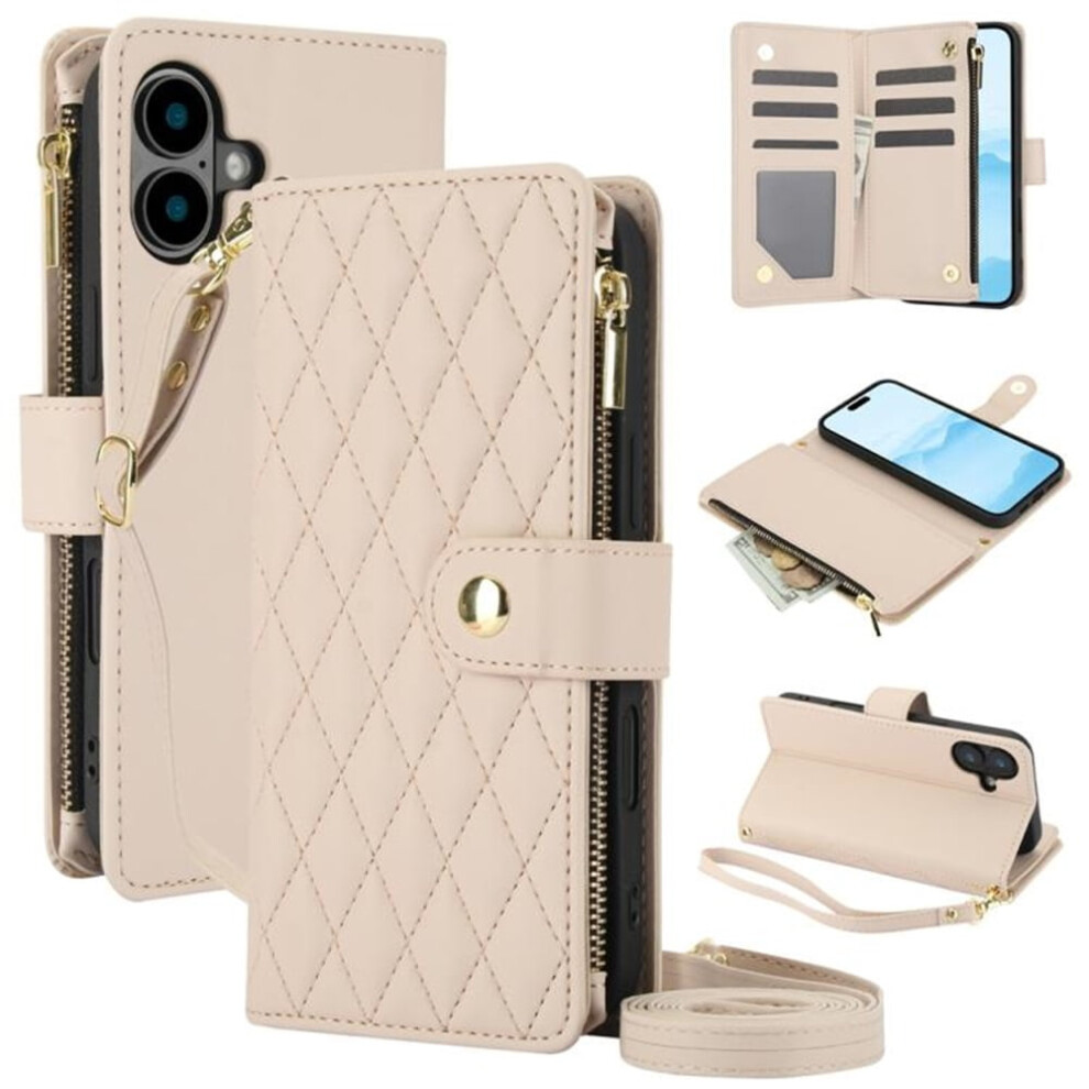 Rfid-Blocking Flip Wallet Case For Iphone 16 Plus 6.7 Inch 9152228982291