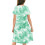 Mädchenkleid mit Farbverlauf und Batikmuster, Größe 2T 6
