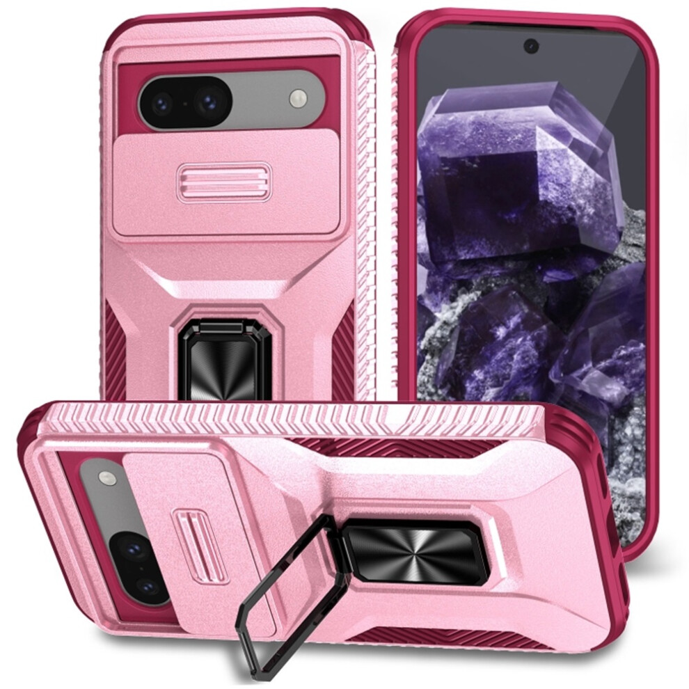 Slim Shockproof Hybrid Case For Google Pixel 8A Pink 9418476989315