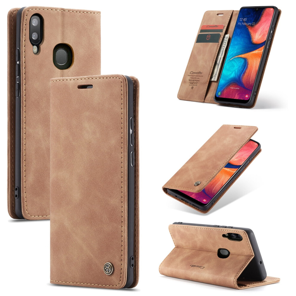 Caseme Leather Flip Wallet Case For Samsung Galaxy A20/A30 9418476975424