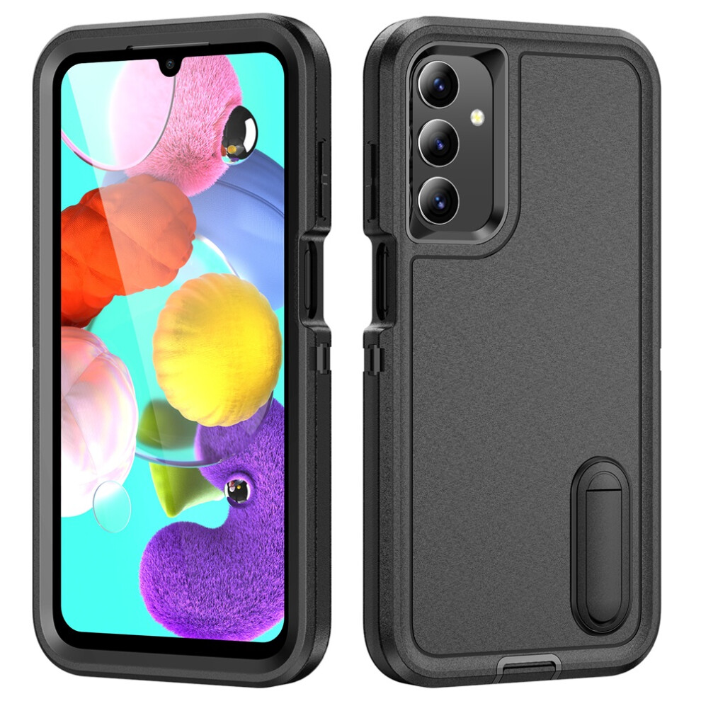 Samsung Galaxy A15 Case Rugged Military-Grade Black 9418476975714